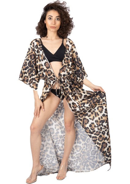 Arsel Moda Leopar  Desen Pareo