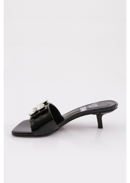 7206 Kadın Kadın Büyük Taş Işleme Topuklu Terlik modelleri