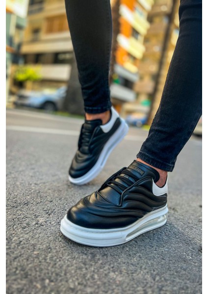 CH299 Gbt Sollıevo Erkek Ayakkabı Siyah/beyaz