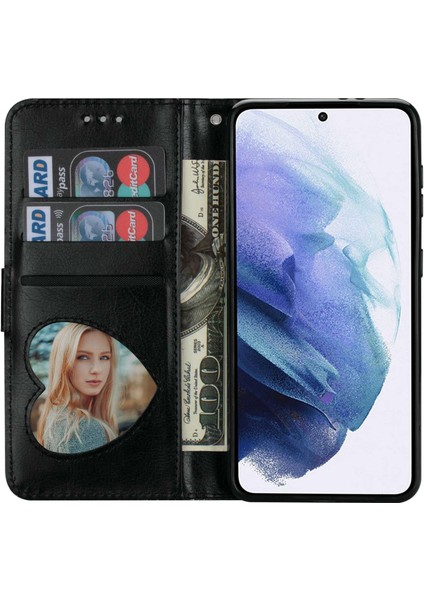 Samsung Galaxy S23 Fermuarı Pocket Glittery Pu Deri Anti-Drop Anti-Drop Telefon Kılıfı Flip Cüzdan Tam Koruma Telefon Kapağı (Yurt Dışından) modelleri
