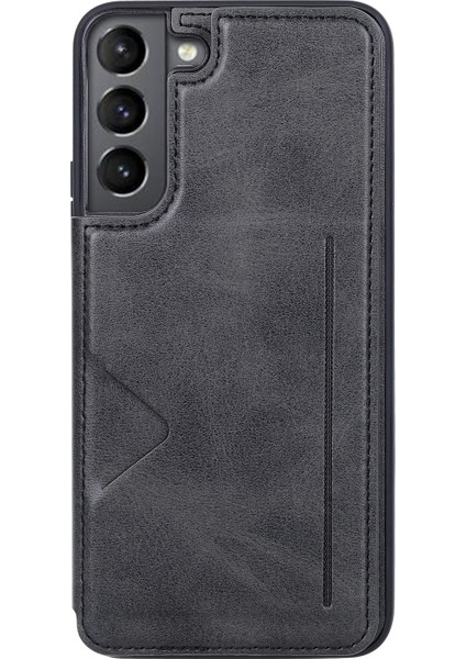 Samsung Galaxy S23 Pu Deri Kaplamalı Tpu Koruyucu Kılıf Manyetik Kart Yuvaları Tasarım Cep Telefonu Kabuğu Kapağı (Yurt Dışından) fiyatları