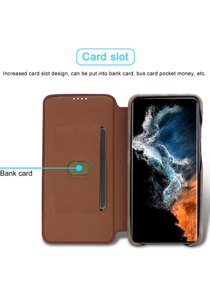 Samsung Galaxy S23 Toz Geçirmez Cep Telefonu Kapağı Pu Deri Standı Telefon Kasası ile Kart Yuvası (Yurt Dışından) modelleri