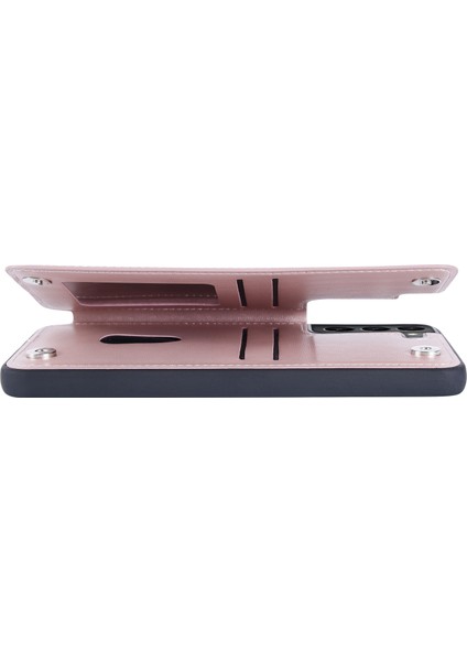 Samsung Galaxy S23 Pu Deri Kaplamalı Tpu Koruyucu Kılıf Manyetik Kart Yuvaları Tasarım Cep Telefonu Kabuğu Kapağı (Yurt Dışından) indirimleri