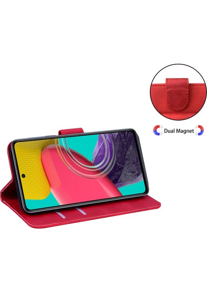 Samsung Galaxy S23 Için Cilt Touch Pu Deri Stand Desen Baskı Anti-Drop Telefon Cüzdan Stand Kapağı (Yurt Dışından) fırsatları