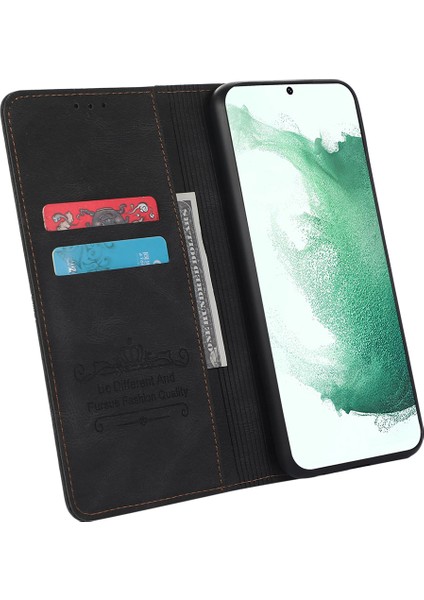 Samsung Galaxy S23 Dream Serisi Telefon Deri Kılıf Stand Mobil Telefon Koruyucu Kapak (Yurt Dışından) modelleri