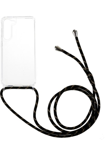 Samsung Galaxy S23 Için Temiz Telefon Kılıfı, Kaymaz Tpu Tampon+Akrilik Arka Telefon Kapağı Kradard-Black/gold (Yurt Dışından)