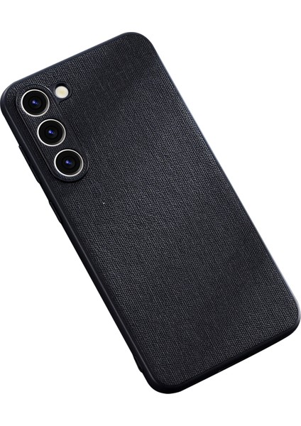 Samsung Galaxy S23 Akıllı Telefon Kılıfı Kumaş Dokusu Tpu Koruyucu Kapak (Yurt Dışından)