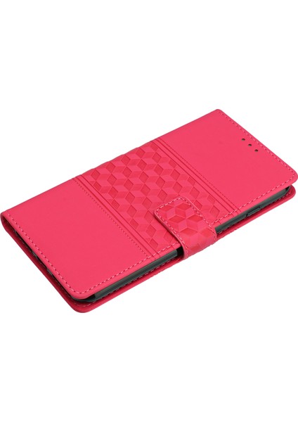 Samsung Galaxy S23 Için Cilt Dokunmatik Duygu Telefon Kapağı Retro Baskılı Pot Pu Deri Cep Telefon Kılıf Stand Strap ile (Yurt Dışından)