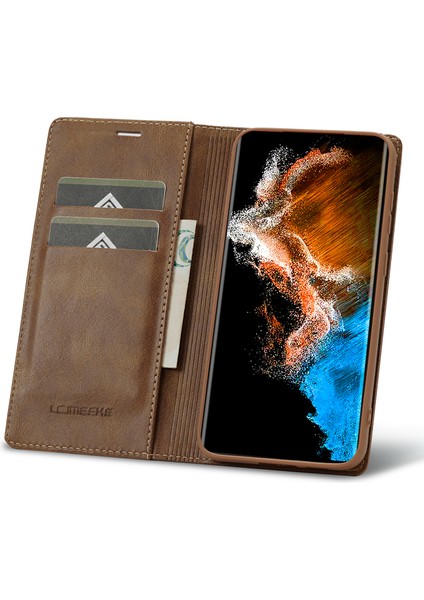 Samsung Galaxy S23 Şok Geçirmez Anti-Çizik Pu Deri Flip Cüzdan Kılıfı Rfıd Engelleme Iç Tpu Stand Manyetik Emilim Kapağı (Yurt Dışından) fiyatları