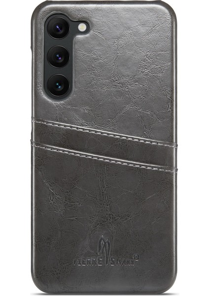 Samsung Galaxy S23 Telefon Koruyucu Kapak Kart Yuvaları Yağ Balmumu Pu Deri+Pc Telefon Kılıfı (Yurt Dışından) fiyatları