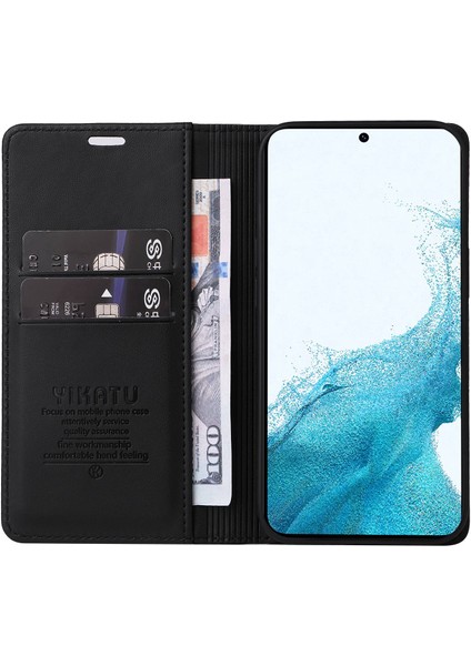 Samsung Galaxy S23 Pu Deri Dal Damla Koruma Kılıfı Manyetik Otomatik Kapanış Telefon Stand Cüzdan Kapağı (Yurt Dışından) fiyatları