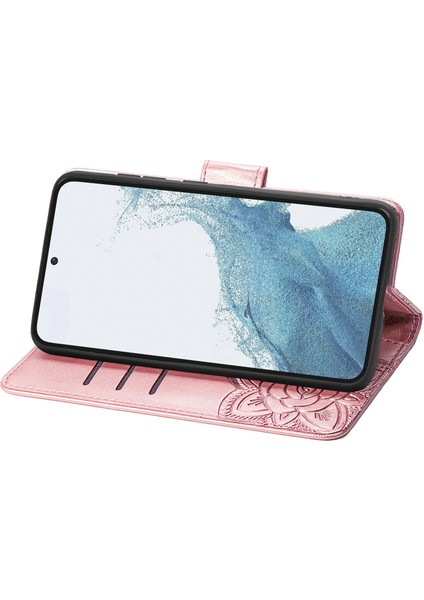 Samsung Galaxy S23 Için Baskılı Kelebek Desen Telefon Kılıfı, Pu Deri + Tpu Cüzdan Stand Tam Koruma Telefon Kapağı Kayışlı (Yurt Dışından) modelleri