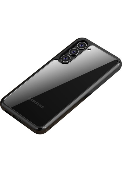 Samsung Galaxy S23 Drop Önleyici Telefon Kılıfı Tpu + Pc Şeffaf Cep Telefonu Kapağı (Yurt Dışından)