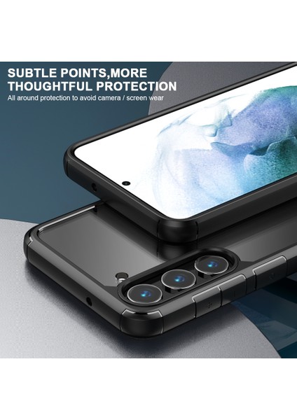 Samsung Galaxy S23 Drop Önleyici Telefon Kılıfı Tpu + Pc Şeffaf Cep Telefonu Kapağı (Yurt Dışından) modelleri