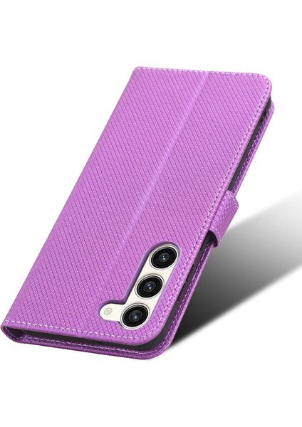 Samsung Galaxy S23 Için Pu Deri Telefon Kılıfı, Elmas Doku Cüzdan Stand Şok Geçirmez Telefon Kapağı (Yurt Dışından) indirimleri