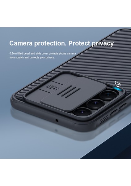 Samsung Galaxy S23 Pc + Tpu Telefon Kılıfı Slayt Kamera Koruması Anti-Damla Kapak (Yurt Dışından) fiyatları