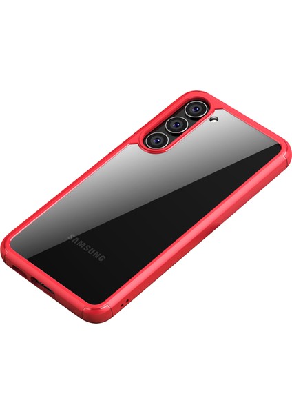 Samsung Galaxy S23 Drop Önleyici Telefon Kılıfı Tpu + Pc Şeffaf Cep Telefonu Kapağı (Yurt Dışından)