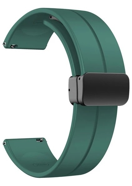 Huawei Watch / Watch 3 Pro Classic/ Elite Kordon Silikon Mıknatıslı Ayarlanabilir Kordon