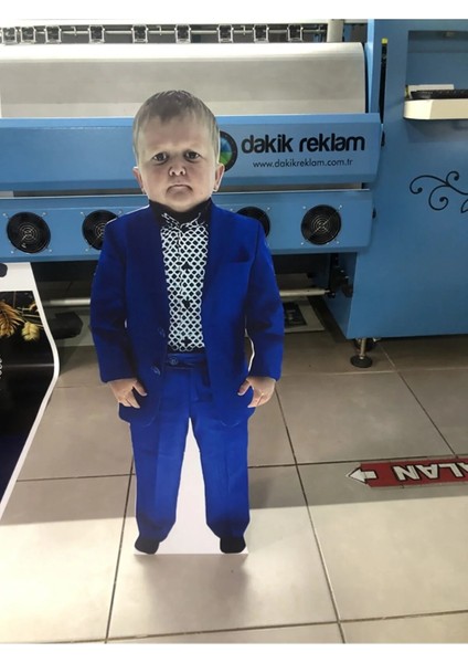 Hasbulla Magomedov Küçük Adam Karton Maket 95CM Boy
