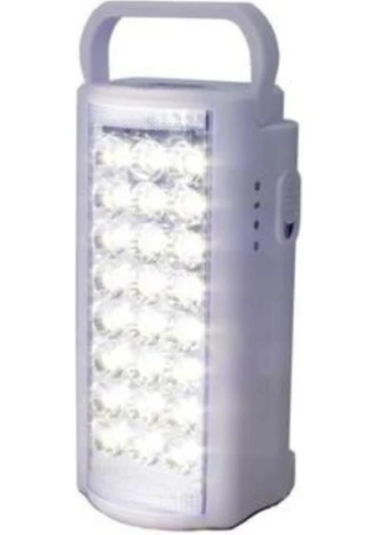 Fujita 2606L USB Şarj Çıkışlı Super 24 LED 80 Saat Akülü Şarjlı Işıldak