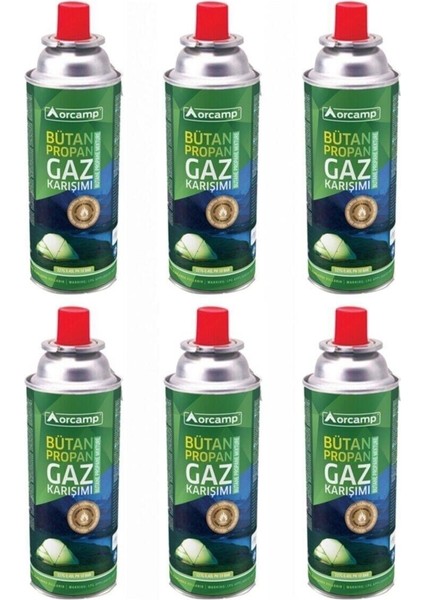 Gaz Kartuşu 6'lı Set
