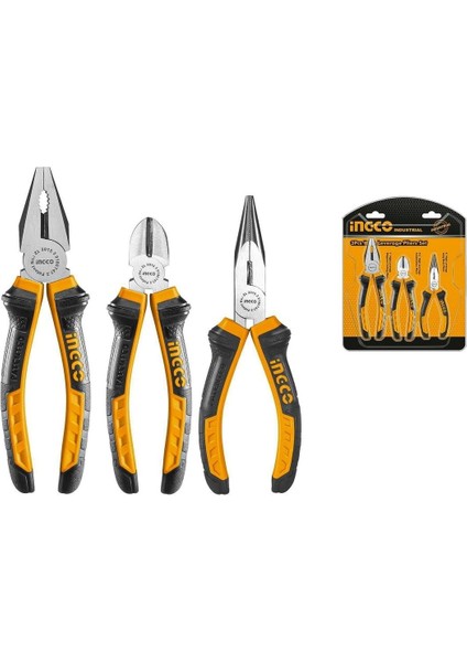 3'lü Set Pense, Yan Keski, Kargaburun Pense