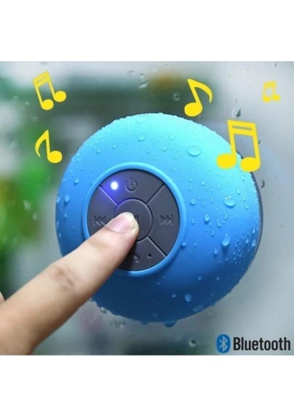 Urban Sound Su Geçirmez Mini Bluetooth Duş Hoparlörü Mavi