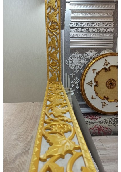 Boyanabilir Saray Tavan 10 cm Alın Bandı Bordür 10 x 100 cm