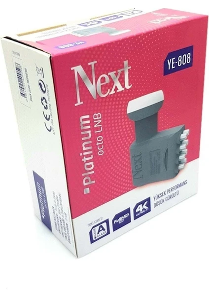 YE-808 Platinium 8'li Lnb