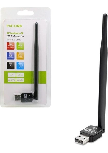 Wifi Anten 150MBPS Uydulara Uyumlu LV-UW10