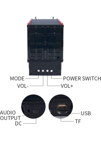 Tır Kamyon Bluetooth Hoparlör Kablosuz Ses Bombası Speaker Ses Sistemi modelleri