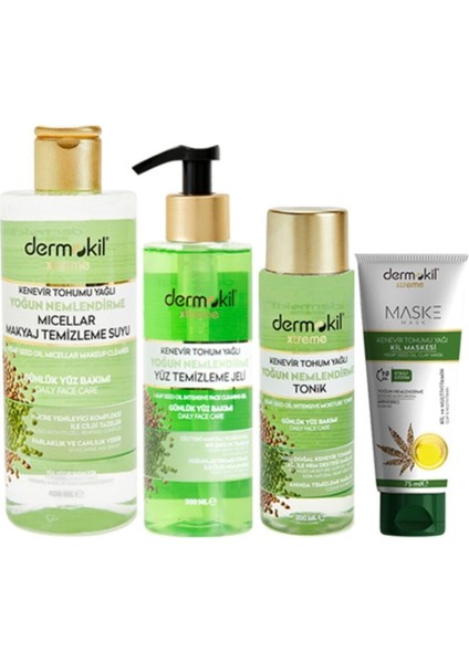Maske 75 Ml+ Micellar 300 Ml+ Tonik 200 Ml+ Yüz Temizlem
