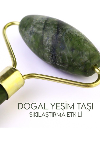 2'li Set Yeşim Taşı + Gua Sha Masaj Taşı