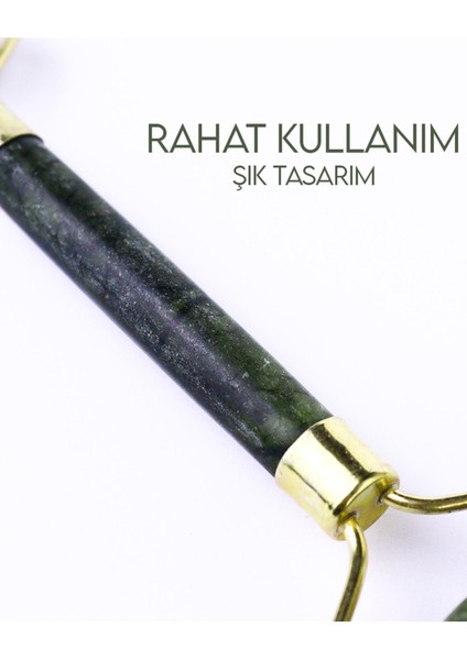 2'li Set Yeşim Taşı + Gua Sha Masaj Taşı
