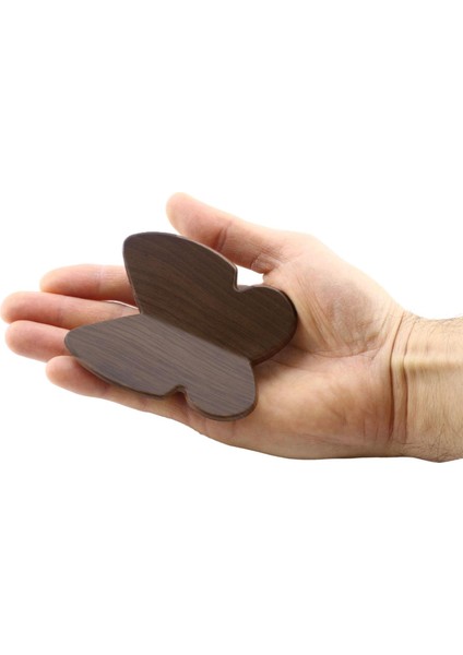 Mobilya Çekmece Dolap Kapak Kulpu Kulbu Çocuk Bebek Genç Odası Plastik Koyu Ceviz Kulp 32 mm fırsatları