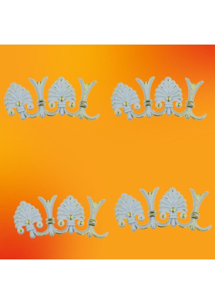 Saray Tavan Motif 12,5 x 5,5 cm 4 Adet