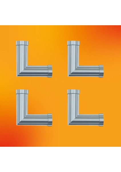 L Köşe Motif 4 cm 4 Adet
