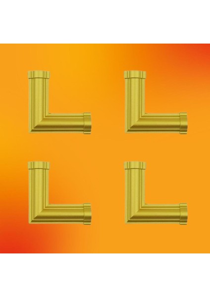 L Köşe Motif 2,5 cm 4 Adet
