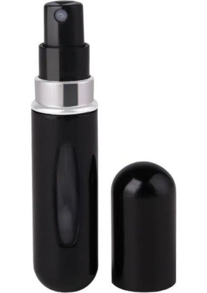 Mini Doldurulabilir Parfüm Şişesi Cep Parfüm Şişesi Seyahat Boy Siyah modelleri
