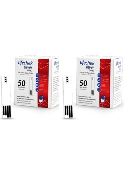 Lıfecheck Lifechek Silver GH82 Ölçüm Stribi 50LI 2 Adet