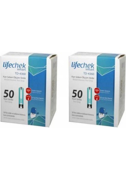 Lifechek Smart TD-4360 Ölçüm Stribi 50 Adet