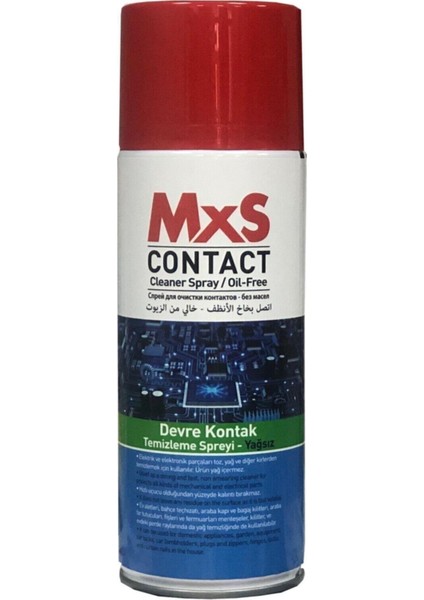 Elektronik Kart Devre Kontak Temizleyici Sprey Yağsız 400 ml