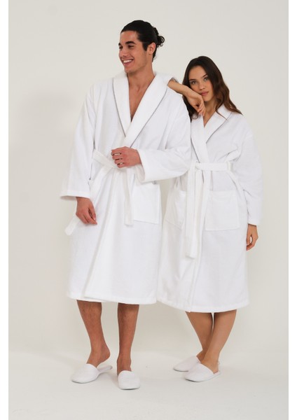 Şalyaka Premium %100 Pamuk Biyeli Kadife Unisex Bornoz modelleri
