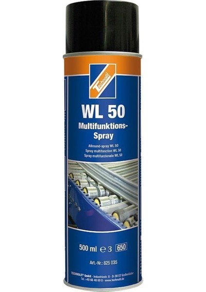 Wl 50 Çok Amaçlı Sprey Pas Sökücü Yağlayıcı Made In Germany