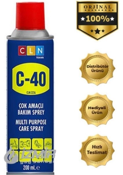 C-40 Çok Amaçlı Bakım Sprey 200ML