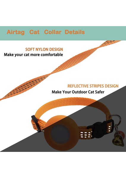 Airtag Pet Yakası Gps Izleyici Silikon Koruyucu Kapak Çan ve Kalp Şekli Kolye (Yurt Dışından) fırsatları