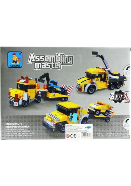 Assembling Master 3 In 1 264 Parça Çekici Kamyonlar modelleri
