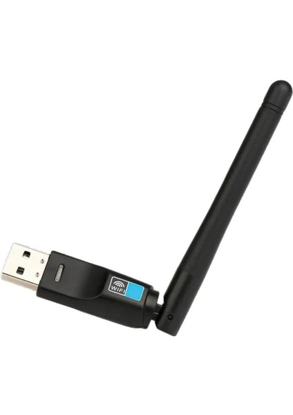 W7 Uydu Alıcı ve Pc Uyumlu 300 Mbps Wireless USB Adaptör