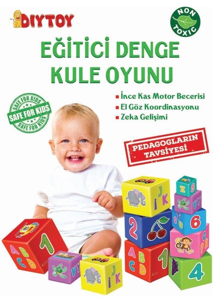 Denge Kulesi Oyunu 0-3 Yaş Eğitici Oyuncak