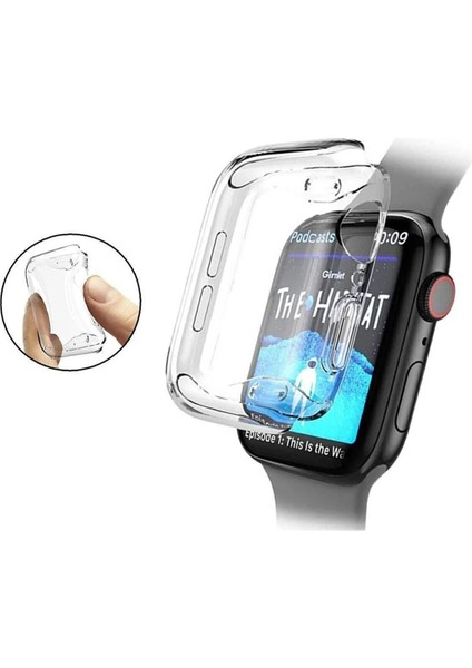 Apple Watch 7 8 41MM Kılıf Kasa ve Ekran Koruyucu 360 Tam Koruma Kapak